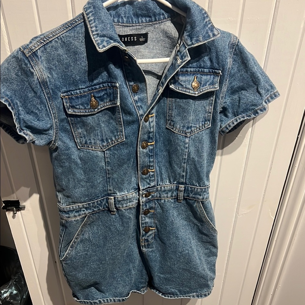 Princess Polly denim romper